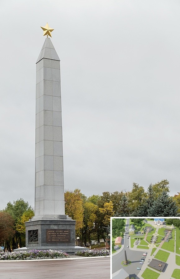 Памятники Лоева: мемориальный комплекс героям битвы за Днепр