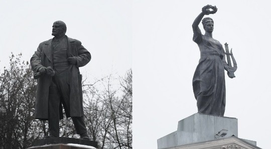 Городские легенды: памятник Ленину и Гомельский драматический театр