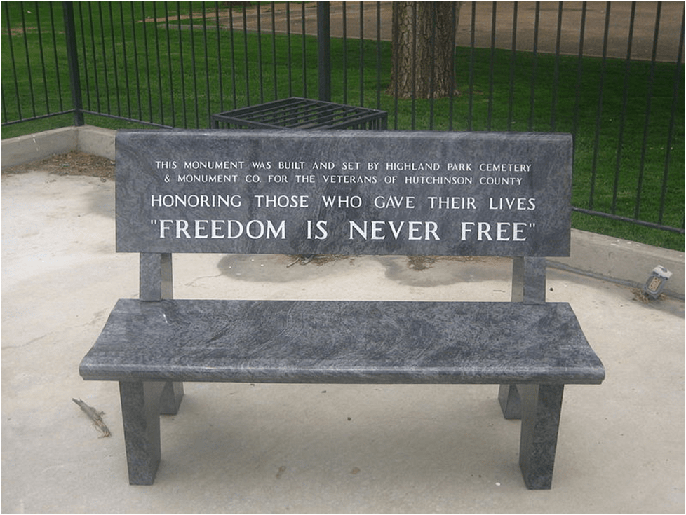 Мемориальная скамья – особый вид памятника