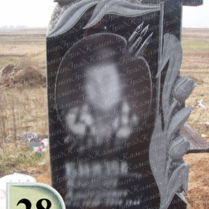 Памятник №ц28 "Крест в тюльпанах"