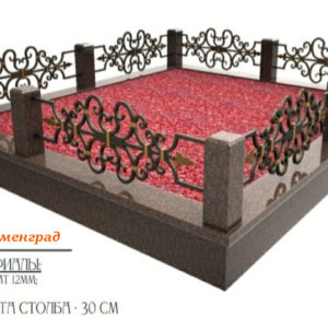 Кованая ограда №3