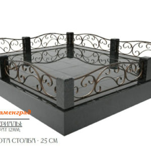 Кованая ограда №12