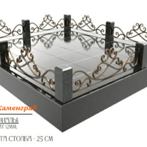 Кованая ограда №19