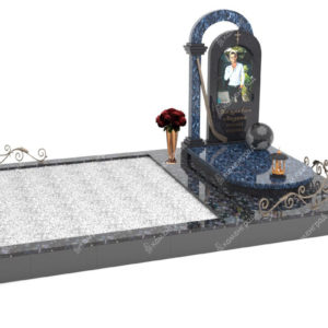 Памятник со стеклом №24